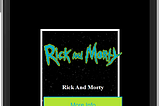 Random Rick And Morty Episode Generator