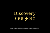 Discovery Sprint