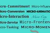 10 Product related Micro Terms
