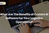 What Are The Benefits of Custom BI Software for Your Logistics Operations?