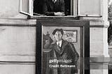 Berg Standing above Schoenberg’s Painting