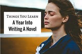 Things you learn a year into writing a novel