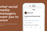 What Social Media Managers Want You to Know