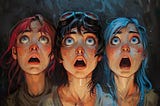 people with shocked look on their faces