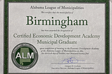 Four Birmingham City Councilors graduate from Alabama League of Municipalities’ Training Program