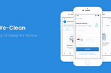 We-Clean App UI Design