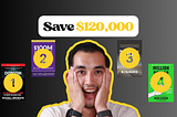 Michael Lim recommending four business books that could save solopreneurs $120,000.
