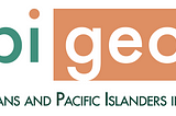 The AAPI in Geosci logo, which uses teal and brown colors.