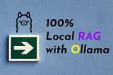 ChatOllama | Ollama Based 100% Local RAG Application