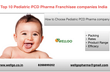 Pediatric pharma franchise