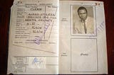 Barack Hussein Obama Senior Passport. Kenya 1959