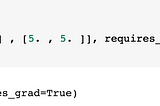 Auto gradients of tensor objects