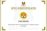 KYC for Shiba Rewards performed by IDOPreSales