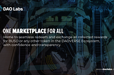 DAO Labs meluncurkan Marketplace untuk pengguna DAOVERSE