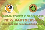 Daima Token X OliveCash partnership