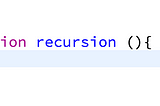 Recursion in the simplest terms