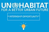 UN-Habitat Internship: Administrative Assistant