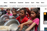 Gaza Starvation Crisis — Humans Are Deliberately Starving Children
