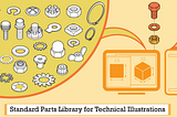 Standard Parts Library for Technical Illustrations