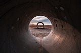 Sun Tunnels is located in the Great Basin Desert outside of the ghost town of Lucin, Utah at 41.303501°N 113.863831°W.[16] The work is a product of Nancy Holt’s interest in the great variation of intensity of the sun in the desert compared to the sun in the city.