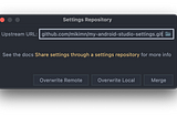 Android Studio Settings Repository: Improving your work environment with Git