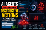 🤖 Exploiting AI Agents to Perform Destructive Actions — A Hands-On Lab Walkthrough