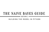 How to Implement Naive Bayes?