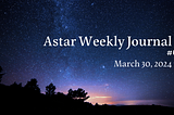 Yoki Origins -#61 Astar Weekly Journal-