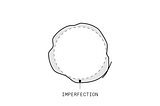 Imperfect draw of a circle