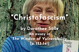 Christofascism by Dorothee Sölle