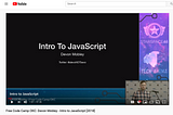 Intro To JavaScript by Devon Mobley