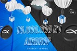Recast1 Is Now Holding 10,000,000 R1 Airdrop In Partnership With Bittrex Global.