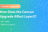 How does the Cancun upgrade affect Layer2?