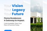 Own More Than a Space—Own a Legacy with Pieme Residences