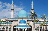 Ocean Blue Masjid at UIAM Gombak, Malaysia