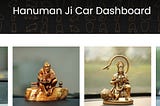 Hanuman Ji Car Dashboard Hanuman Ji Car Dashboard Symbol of Strength, Devotion, and Protection
