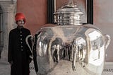 345 KG of Silver: The Silver Urns of the Palace of Jaipur