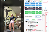 Mass like comments on TikTok with Social Media Bot