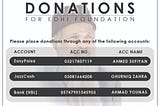 Experience of Collecting Donations For Edhi Foundation( Circle 05)