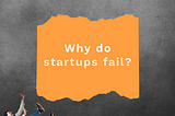 Why do startups fail?