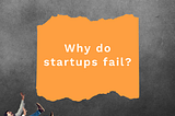 Why do startups fail?