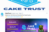 CAKE TRUST GOES LIVE