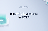 One of the topics in IOTA 2.0