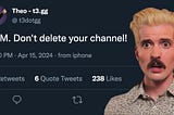 Why Theo is Wrong about company YouTube Channels