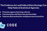 Implementing federal data policies by statistical agencies