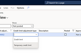 Setting up Credit Policy in Dynamics 365 Finance and Operations: Credit Limits