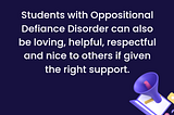 Managing Students with Oppositional Defiance Disorder in the Classroom