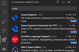 Zowe Explorer Extension for FTP