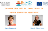 Upcoming ReMO Webinars and Events from October 24-October 27, 2022
