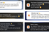 Image-1: Example PNs sent by Smart Push Notifications